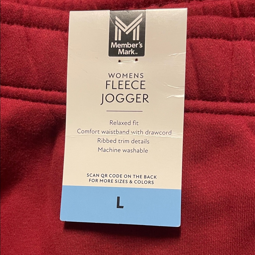 Member's Mark Women's Fleece Jogger - Picture 7 of 7